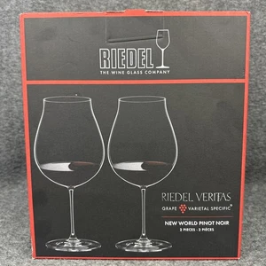 Riedel Veritas New World Pinot Noir / Nebbiolo / Rose Champagne Set of 2 - Picture 1 of 14