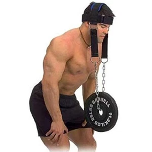 Fitness Neck Head Harness Neck Training Weight Lifting Strength Trainer With ... - Picture 1 of 5