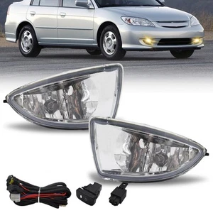 Fog Lights for 2004 2005 Honda Civic 2/4DR (EM2/ES1/ES2) Driving Bumper Fog L... - Picture 1 of 7