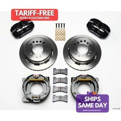 Wilwood 140-11385, Kit Se Adapta 67-72 Gm C10 P/U Kit Freno Trasero Pinza Negra Perfor Foto 1 de 4