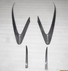 Cubierta de ceja de luz trasera de fibra de carbono real para Honda Civic Type-R FK2 2015 - Imagen 1 de 3