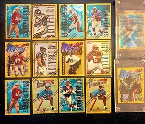  1996 Topps Finest Gold  14 Cards  Total 4 Refractors Mint