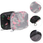 2 Pcs Storage Bag Oxford Cloth Travel Zippered Tampon Pouch