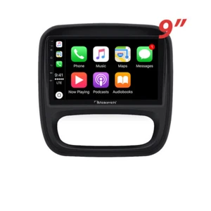 9" Wireless Carplay Android Auto Sat Nav Nakamichi For Renault Trafic 2014+ - Picture 1 of 3