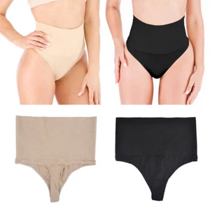 Women Shaper High-Waist Thong Pants Body Easy Shaper Tummy ControlUnderwear e - Picture 1 of 17