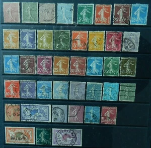 France 1903/38 41 stamps Used cat £36 - Picture 1 of 1