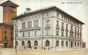 # B3994 PUEBLO, CO. POSTCARD, POST OFFICE - Picture 1 of 2