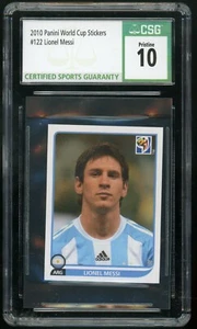 Pegatinas Lionel Messi 2010 Copa Mundial Panini #122 Argentina CSG 10 Prístinas Como Nuevas - Imagen 1 de 2