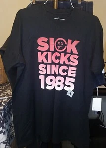 Camiseta Para Hombres Air Jordan Jumpman 23 S/S Talla XL Negra Retro Patadas Enfermas Desde 1985 - Imagen 1 de 7