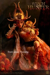 POPTOYS 1/6 Bruja Cazador de Demonios Chamán Blanco WH001 - Imagen 1 de 20