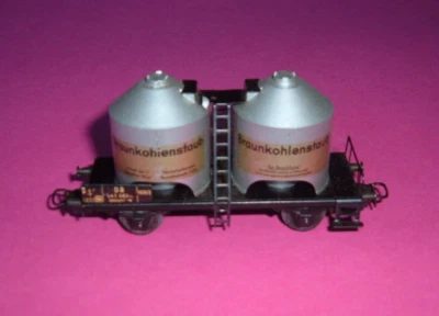 Marklin HO    Vintage  Twin  Silo  Wagon. ( T453) - Image 1 of 4
