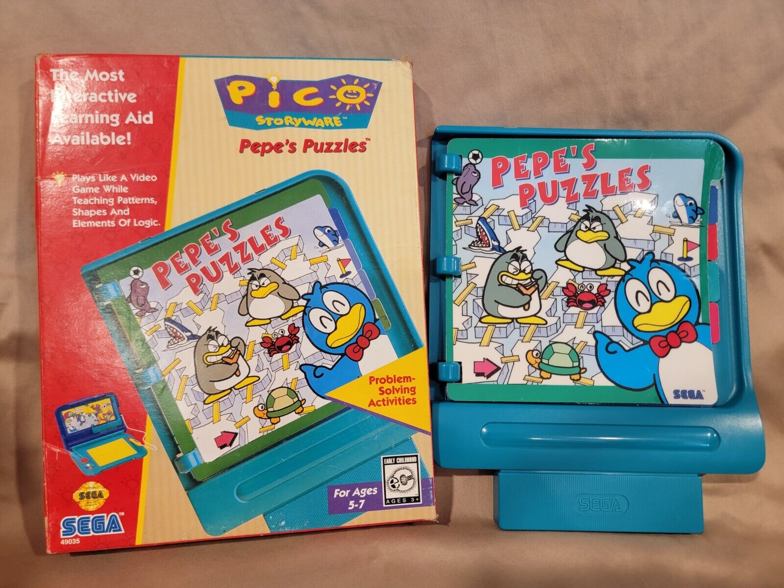 Pico Storyware Pepe's Puzzles Sega