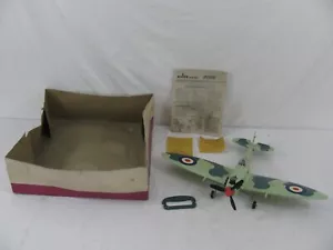 1960s Cox Thimble Drome Control Line .049 Gas RAF Supermarine Spitfire Airplane - Picture 1 of 16
