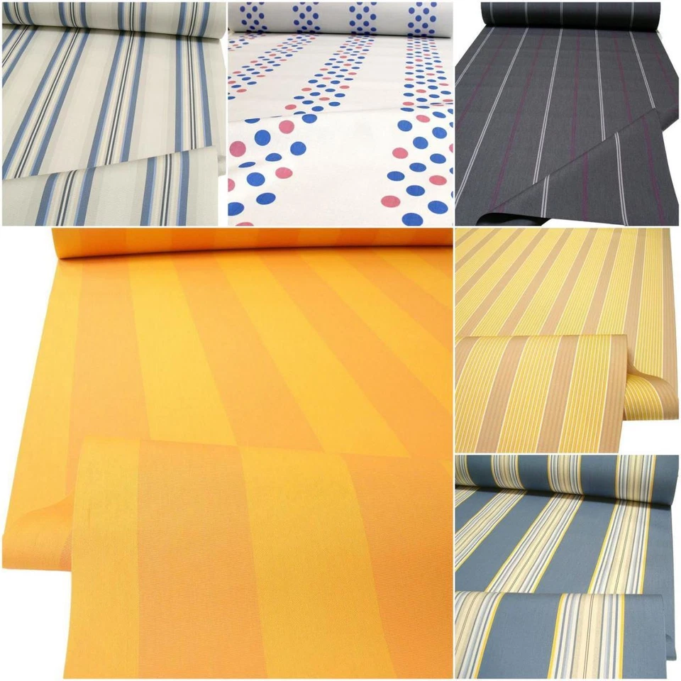 UV-Schutz Markisen-Stoff wetterfeste Meterware 120cm breit Segeltuch Sonnensegel - Bild 1 von 1