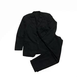 Hugo Boss Einstein Sigma Suit Pants Blazer Jacket Black Wool Men’s Size 52 - Picture 1 of 16
