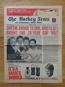 HOCKEY NEWS June 1970 Newspaper BOBBY ORR Stanley Cup Champions PHIL ESPOSITO - Picture 1 of 7