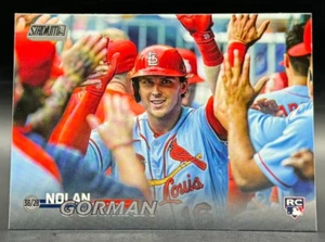 2023 Stadium Club #186 Nolan Gorman tarjeta de novato de radiocontrol de los cardenales de San Luis - Imagen 1 de 1
