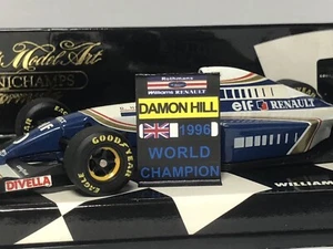 Pitboard 1:43/1:18 (Pizarra F1) / Damon Hill (Williams) 1996 World Champion - Imagen 1 de 12
