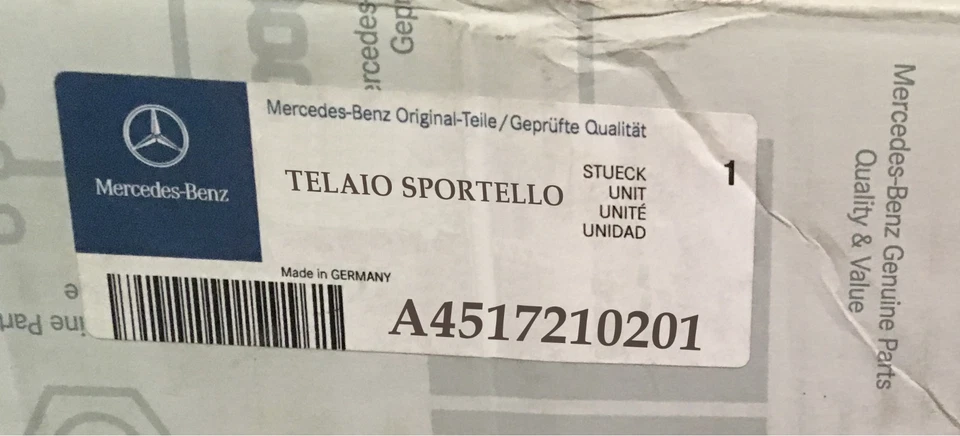 A4517210201 TELAIO SPORTELLO SMART FORTWO ANNO 2007-2015 - Image 1 of 1
