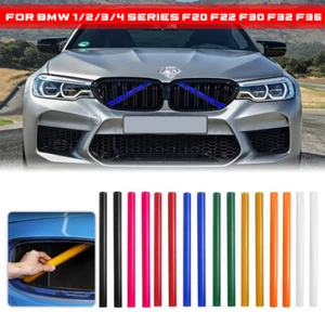 Grille de calandre avant moulures entretoises en V tube pour BMW Série 1/2/3/4 F20 F22 F36 - Photo 1/22