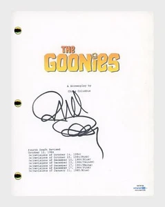 Scrittura firmata Richard Donner autografata The Goonies ACOA RAPP - Foto 1 di 1