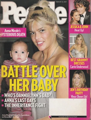 Magazine People February 26 2007 Anna Nicole's Mysterious D Jennifer Aniston - Image 1 of 4