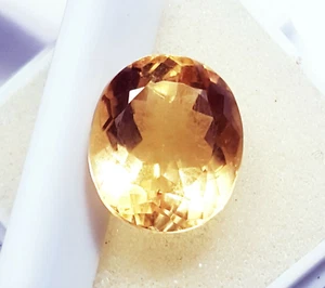 Natürlicher Citrin ovale Form lose Edelsteine 8,40 ct zertifiziert - Bild 1 von 6