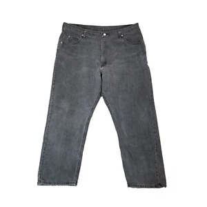 Wrangler jeans men's 42 x30 regular fit straight gray denim pants retro - Picture 1 of 10