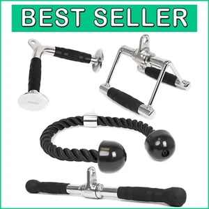 Premium Ergonomic Triceps Pull Down Cable Attachments for Efficient Workouts - Afbeelding 1 van 10