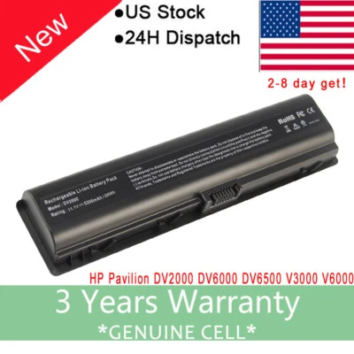 Battery for HP Pavilion DV2000 DV6000 DV6100 DV6500 DV6700 V3000 V6000 / Charger - Image 1 of 4