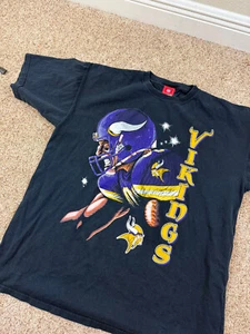 Vintage Minnesota Vikings NFL Football Spell out graphic Tee Gr. 2XL T-Shirt - Bild 1 von 6