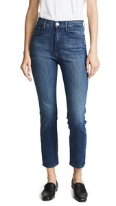 3x1 Women's ODETTE Colette High Rise Slim Crop Stretch Jeans, 24 - Picture 1 of 6