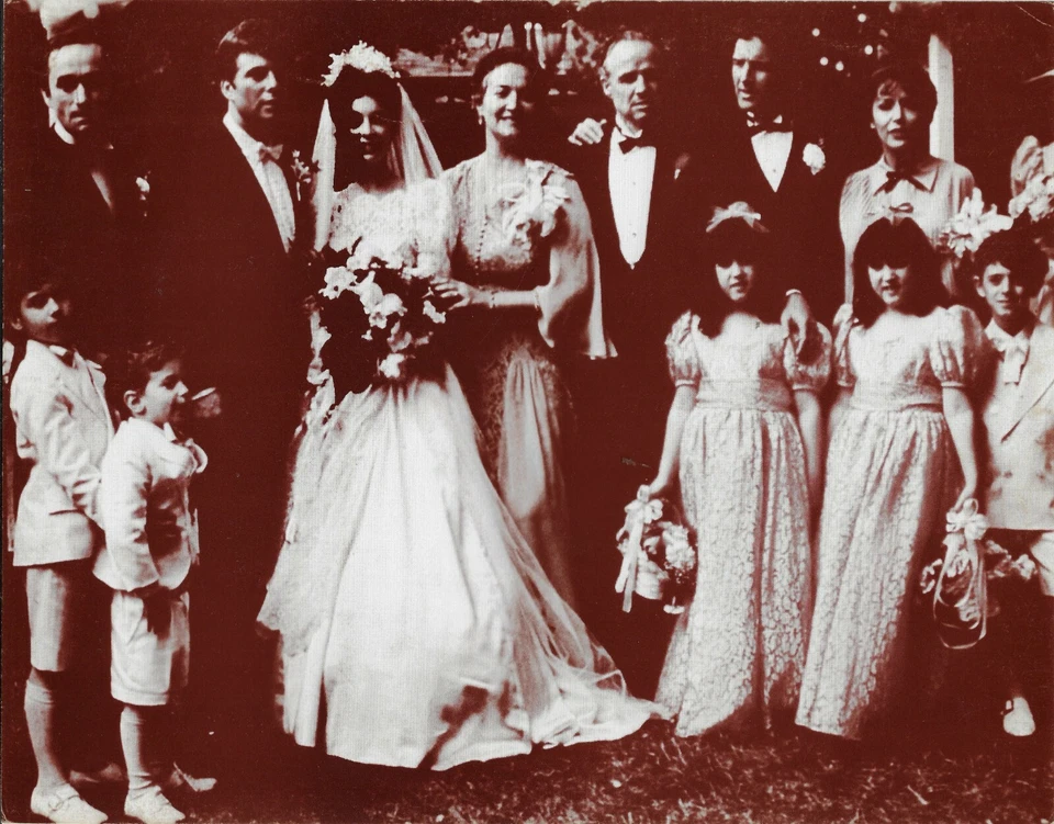 Sepia Foto Poster Der Pate - 35 x 28 cm - Bild 1 von 1