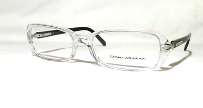 Nova Donna Karan DK 1517. Óculos 3136, 52-16-130 armação clara/preta, Itália - Imagem 1 de 4