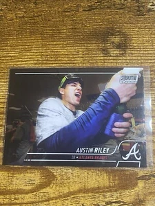 2022 TOPPS STADIUM CLUB CHROME BASE AUSTIN RILEY ATLANTA BRAVES - Picture 1 of 2