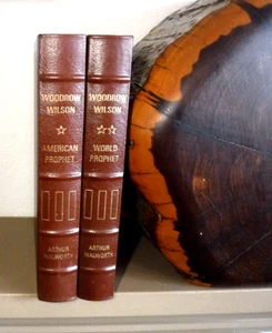 Easton Press: WOODROW WILSON (2 vol.) by A. Walworth  Library of Presidents - Picture 1 of 7