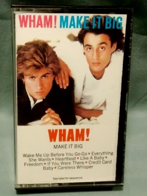 Wham, Make It Big, 1984 Columbia Records, Cassette Tape - Image 1 of 4