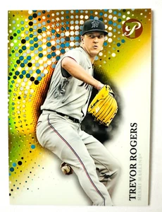 2022 Topps Pristine Trevor Rogers GOLD Refractor Card SP #/50 Marlins Star! - Picture 1 of 3