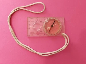 Soviet straightedge Compass  Ruler scale. USSR Original Vintage - Picture 1 of 12