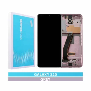 Samsung Service Pack Galaxy S20 G980 LCD Digitizer Touch Screen w Frame - Picture 1 of 9