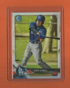 2018 BOWMAN DRAFT CHROME JEREN KENDALL REFRACTOR #BDC-116 LOS ANGELES DODGERS - Picture 1 of 1