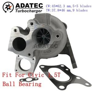 Turbo híbrido para Honda Civic 1.5T 2HS 2HX rodamiento de bolas 5+5 hojas 49373-07012 - Imagen 1 de 6