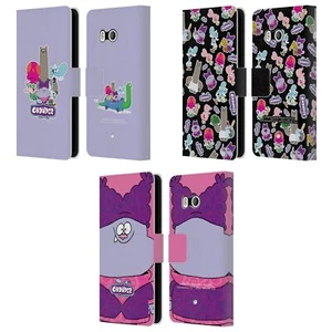 OFFICIAL CHOWDER: ANIMATED SERIES GRAPHICS LEATHER BOOK CASE FOR HTC PHONES 1 - Picture 1 of 7