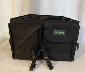Organizador de maletero de coche plegable de varios compartimentos con correas ajustables - negro - Imagen 1 de 12
