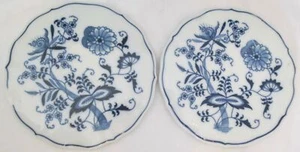 Vintage Blue Danube Onion Scroll Mark Lot of 2 Round Hot Plate Trivets - Picture 1 of 7