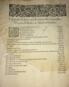 AMBROISE PARÉ.ULCÈRES,FISTULES ET HÉMORRHOÏDES. BANDAGES.XVIIéme. - Imagen 1 de 6