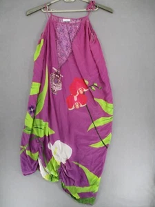 Camilla Dress Womens Medium Purple Silk Floral Asymmetric Boho Embellished Maxi - Picture 1 of 24