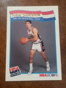 1991 NBA Hoops 1992 USA Basketball Team John Stockton #60 - Picture 1 of 2