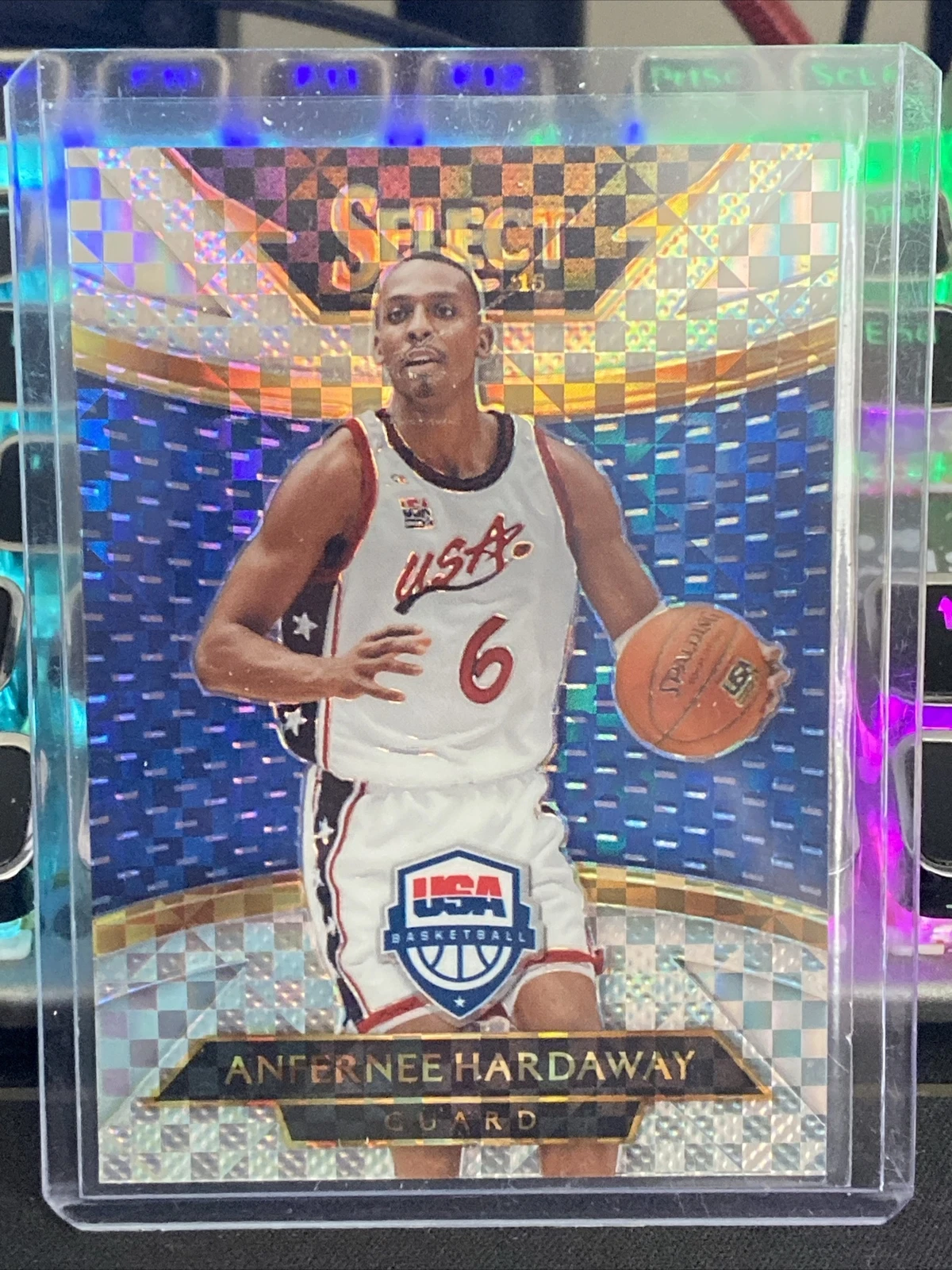 2014-15 Panini Select Anfernee Hardaway USA Courtside #227 Silver Prizm