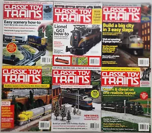Classic Toy Trains Magazine 2013 - 2014 Lot 6 Issues - Lionel, GG1, Diesel - Picture 1 of 3